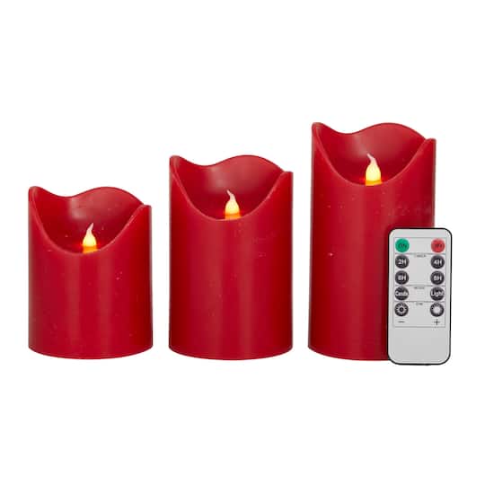 Traditional Flameless Candle Set